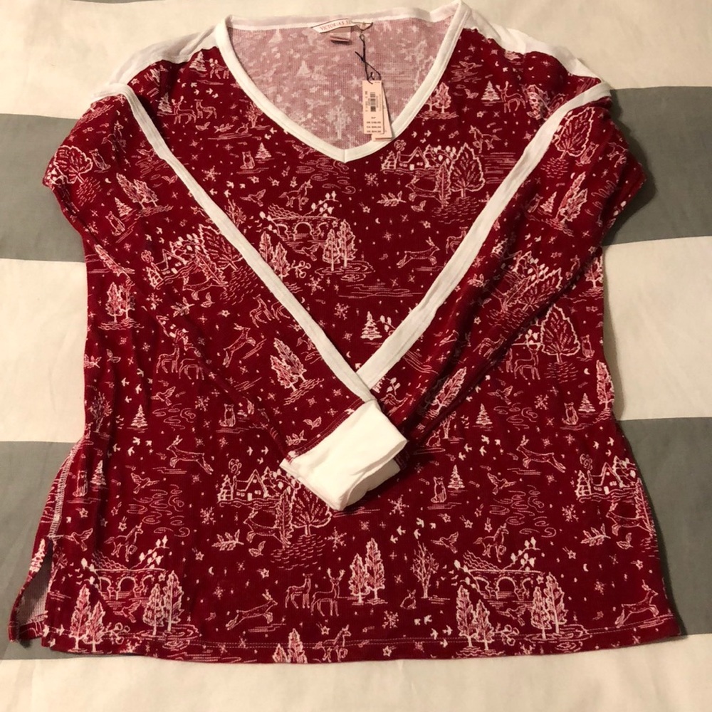 Victoria’s Secret thermal sleep top. Small, NWT
